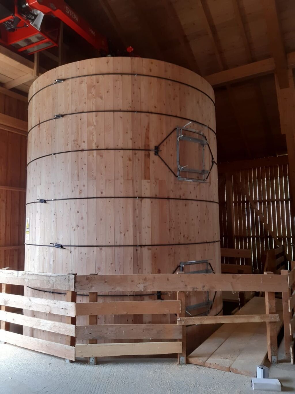Holzsilo