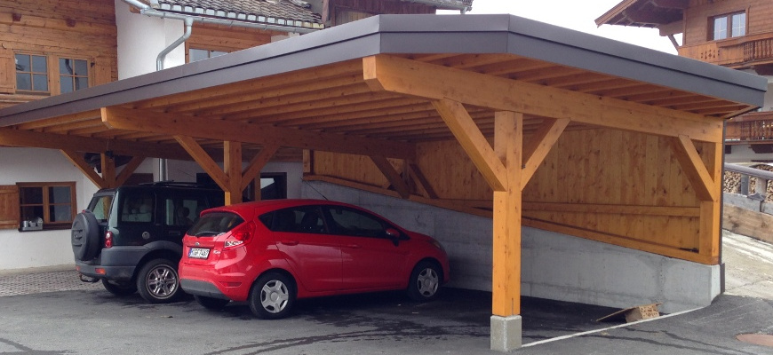 Carport auf engsten Raum